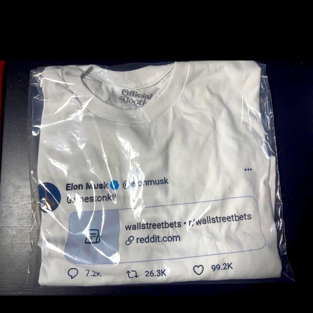 Official Bootleg Gamestonk Elon Musk Tweet Shirt
